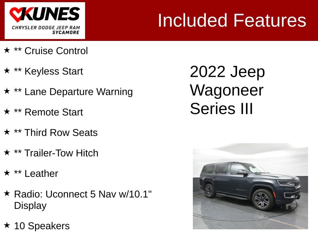 Used 2022 Jeep Wagoneer Series III SUV