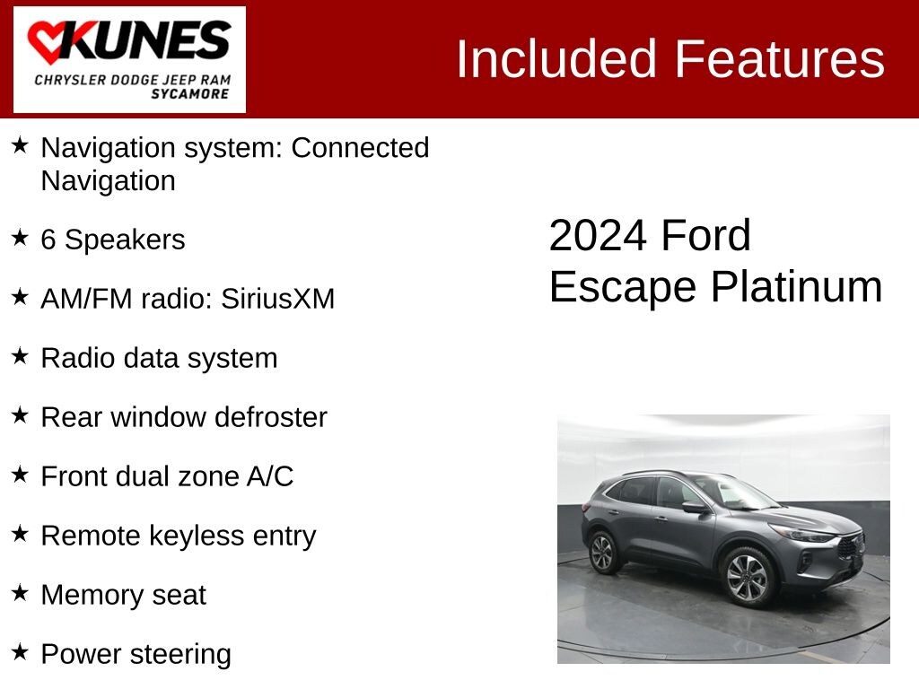 Used 2024 Ford Escape Platinum SUV