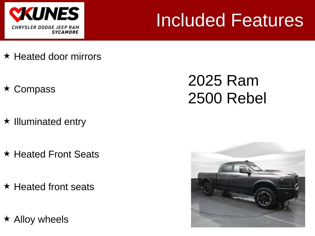 New 2025 Ram 2500 Rebel Power Wagon Pickup