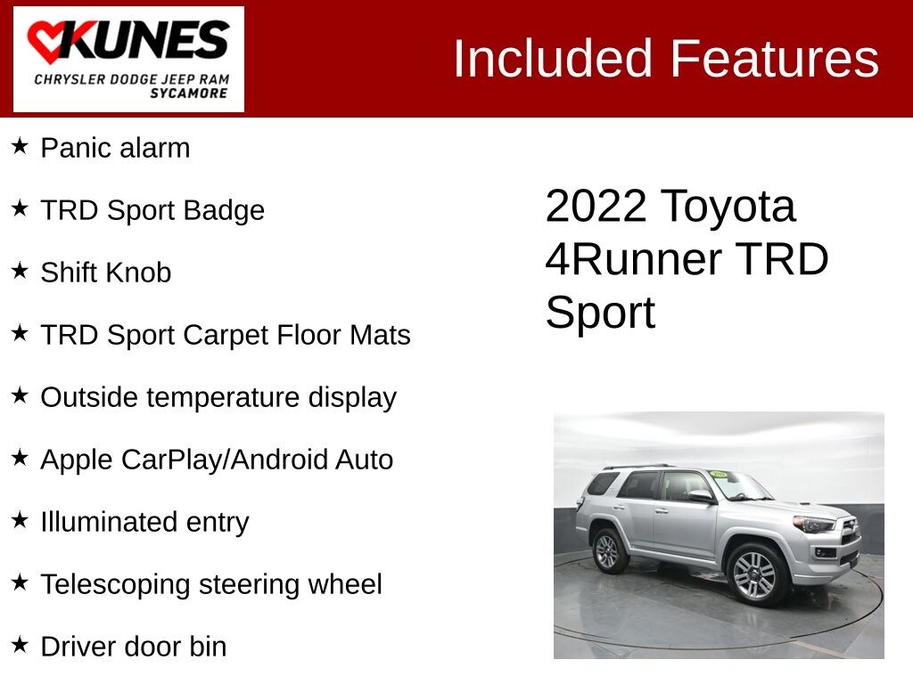 Used 2022 Toyota 4Runner TRD Sport SUV