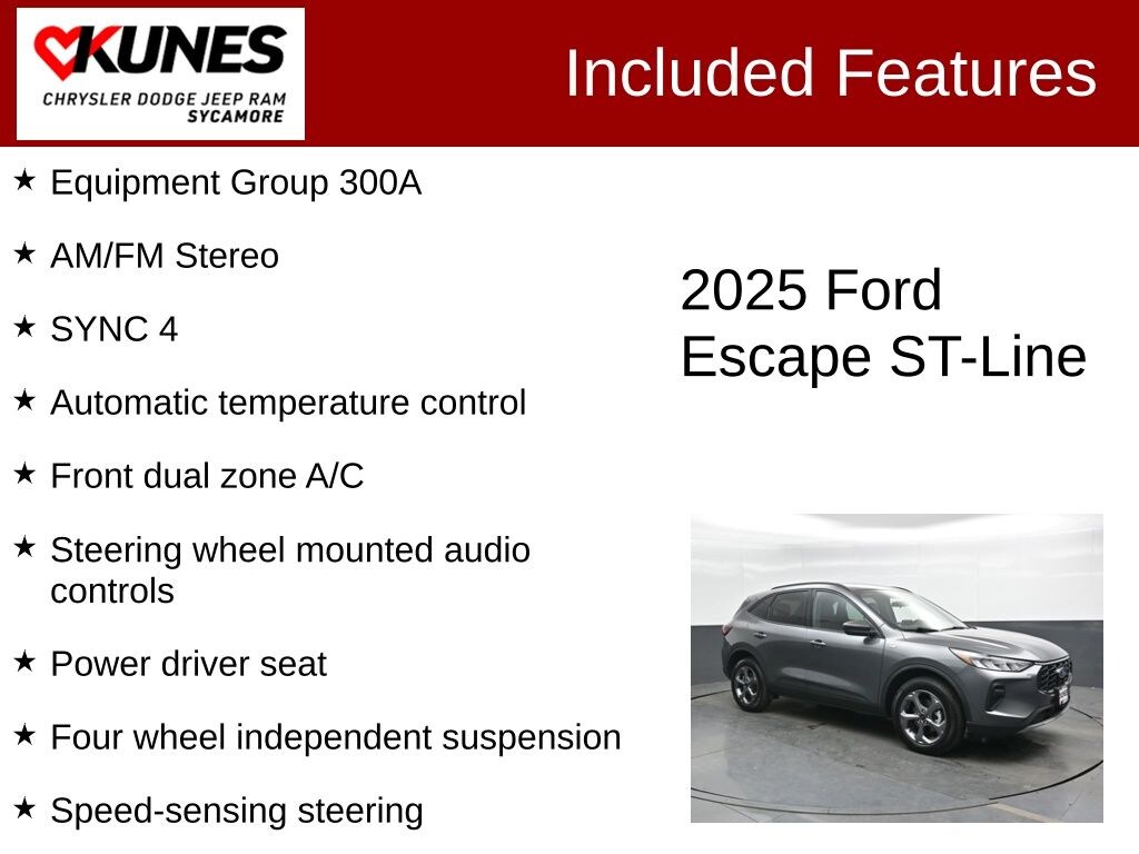 Used 2025 Ford Escape ST-Line SUV