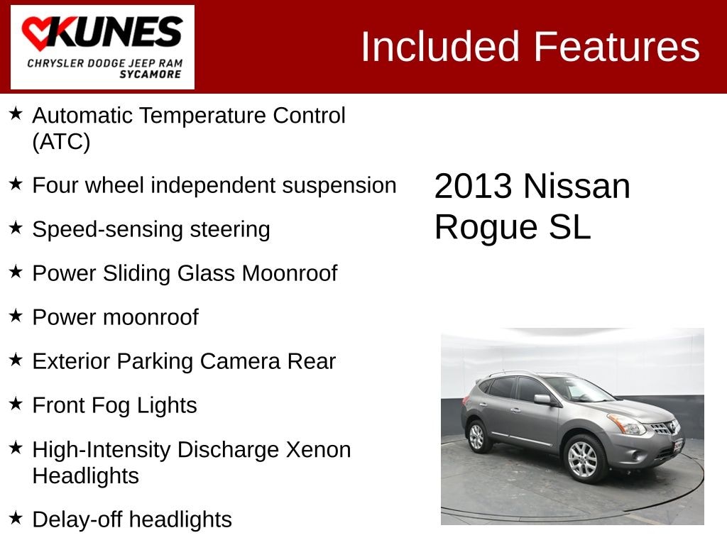 Used 2013 Nissan Rogue SL SUV