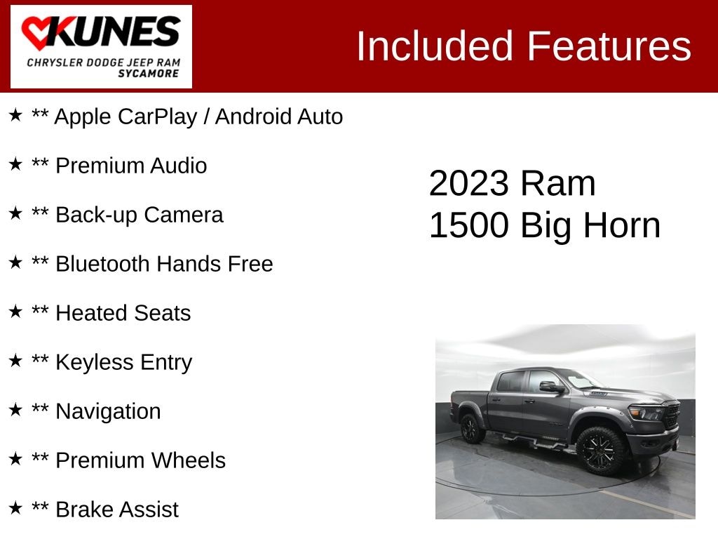 Used 2023 Ram 1500 Big Horn/Lone Star Waldoch Truck