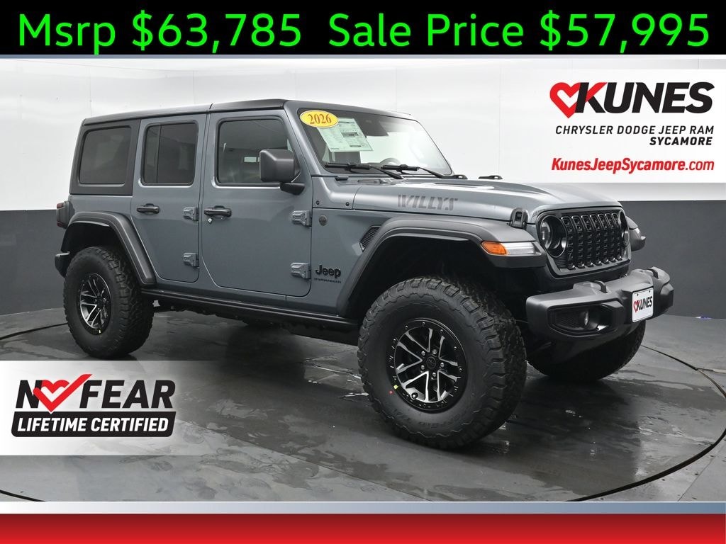 New 2026 Jeep Wrangler Willys Sport Utility
