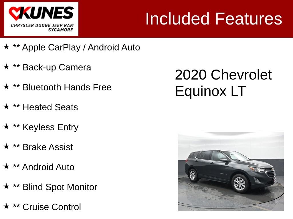 Used 2020 Chevrolet Equinox LT SUV
