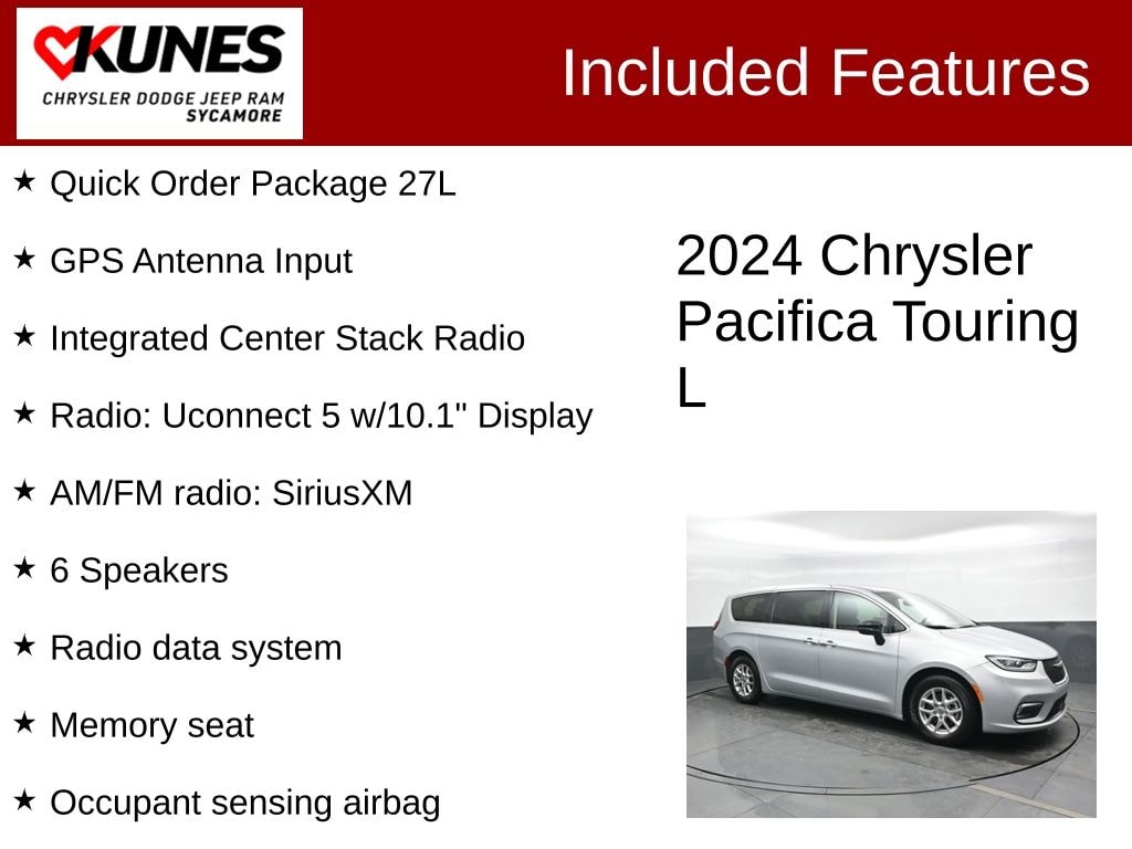 Used 2024 Chrysler Pacifica Touring L Minivan/Van