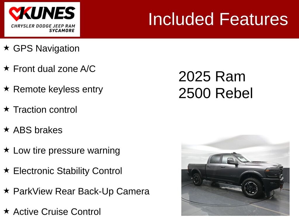 New 2025 Ram 2500 Rebel Power Wagon Pickup