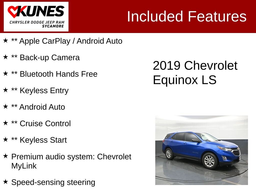 Used 2019 Chevrolet Equinox LS SUV