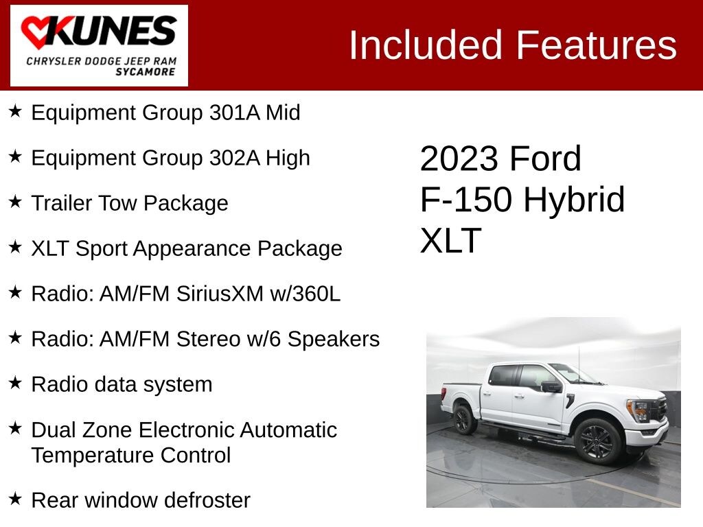 Used 2023 Ford F-150 XLT Hybrid 4X4 Truck
