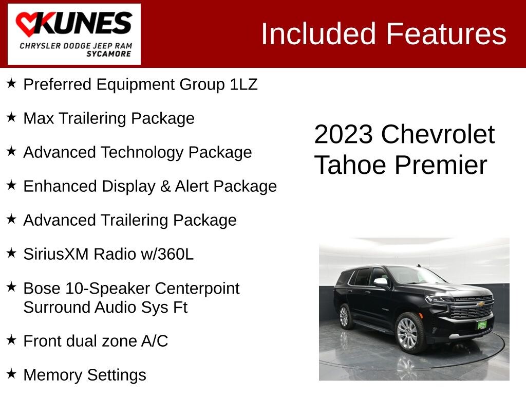 Used 2023 Chevrolet Tahoe Premier SUV