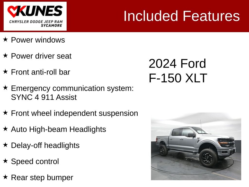 Used 2024 Ford F-150 XLT Lifted Truck