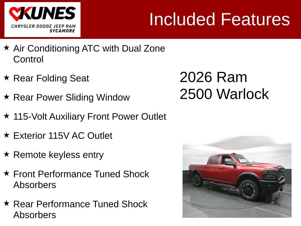 New 2026 Ram 2500 Warlock Pickup
