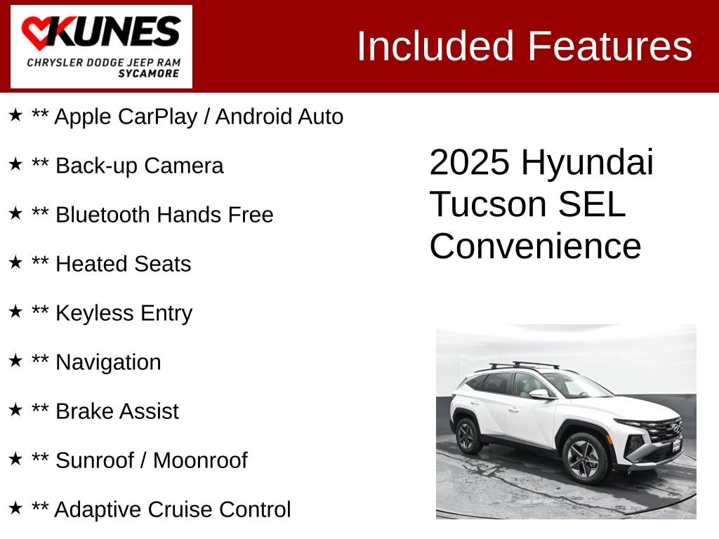 Used 2025 Hyundai Tucson SEL Convenience SUV