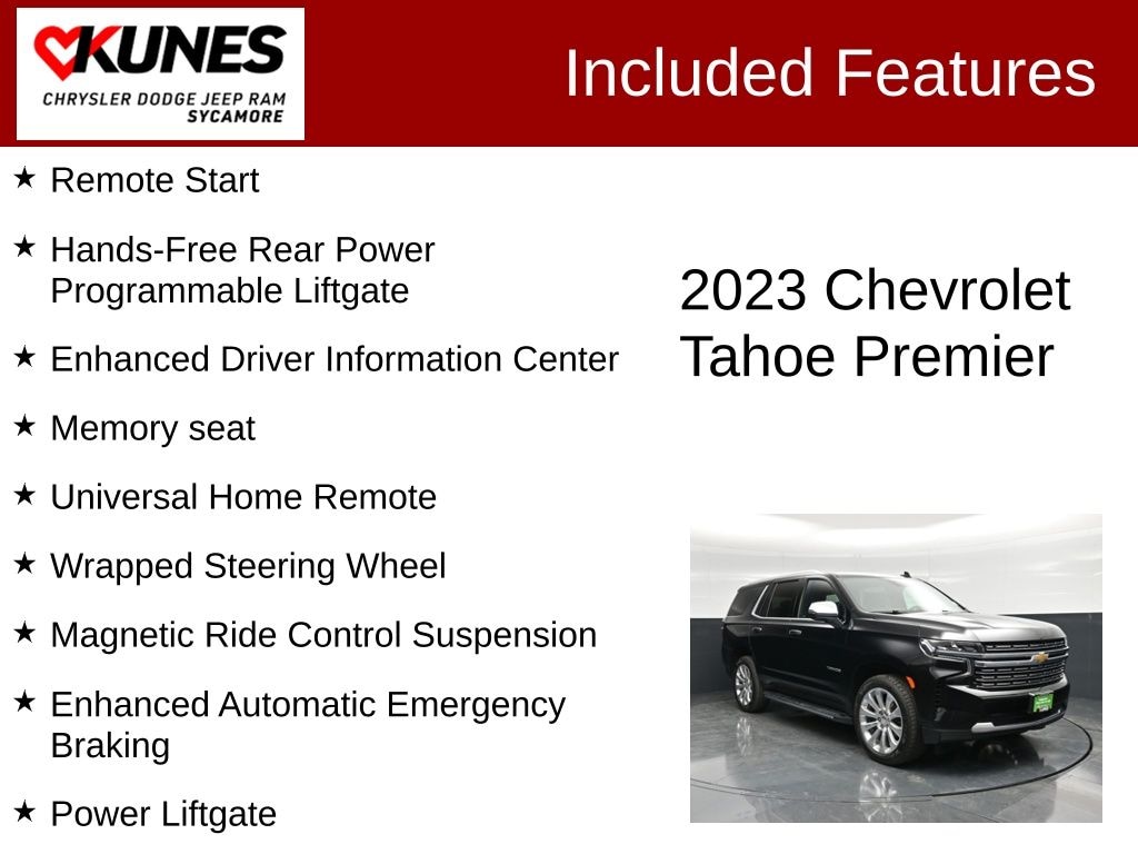 Used 2023 Chevrolet Tahoe Premier SUV