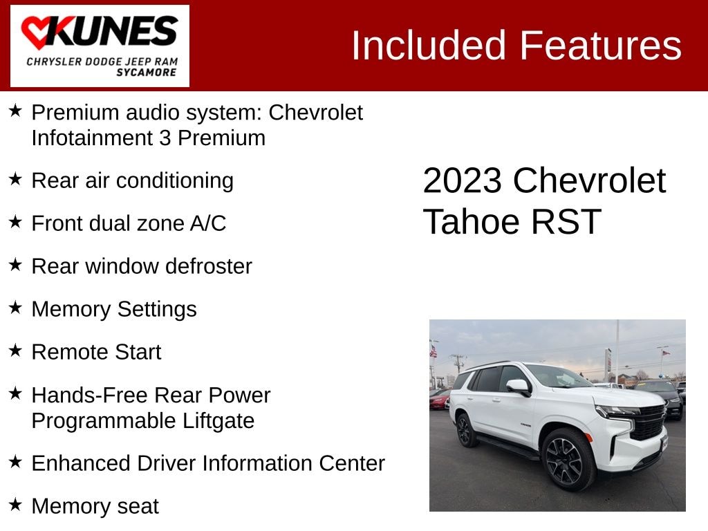 Used 2023 Chevrolet Tahoe RST Luxury Package SUV