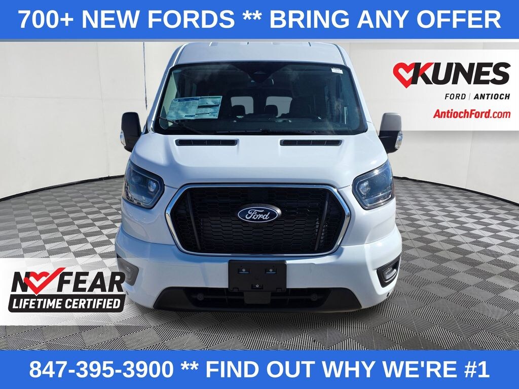 New 2026 Ford Transit-350 Passenger Passenger Van XLT Wagon Medium Roof Van