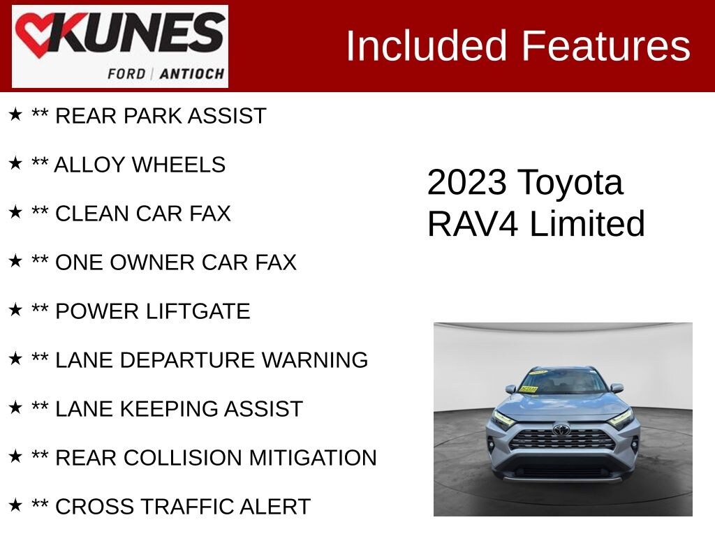 Certified 2023 Toyota RAV4 Limited SUV