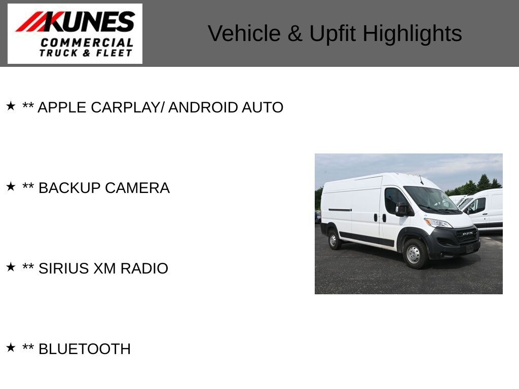 Certified 2023 Ram ProMaster 2500 High Roof Van Cargo Van