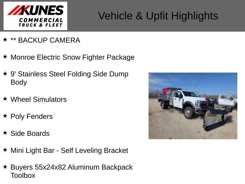 New 2026 Ford Chassis Cab XL Electric Snow Fighter TRUCK