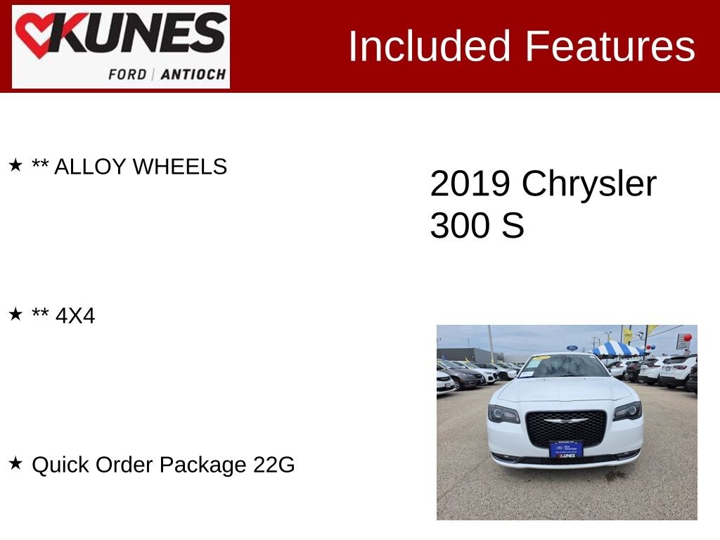 Used 2019 Chrysler 300 S Sedan