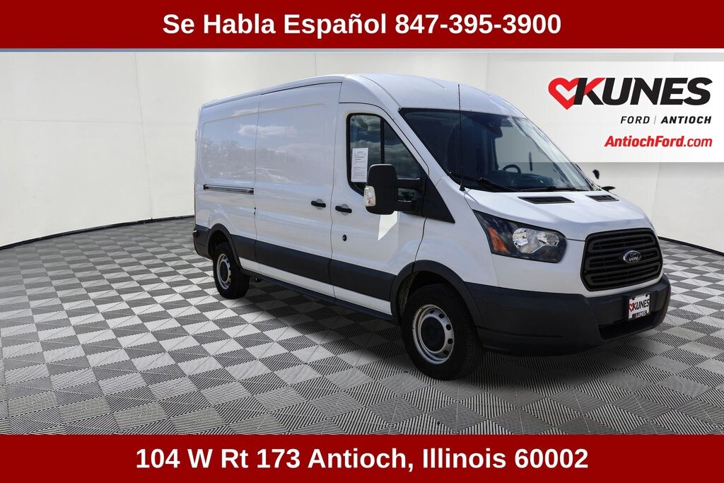 Used 2017 Ford Transit-250 w/Sliding Pass-Side Cargo-Door Van Medium Roof Cargo Van