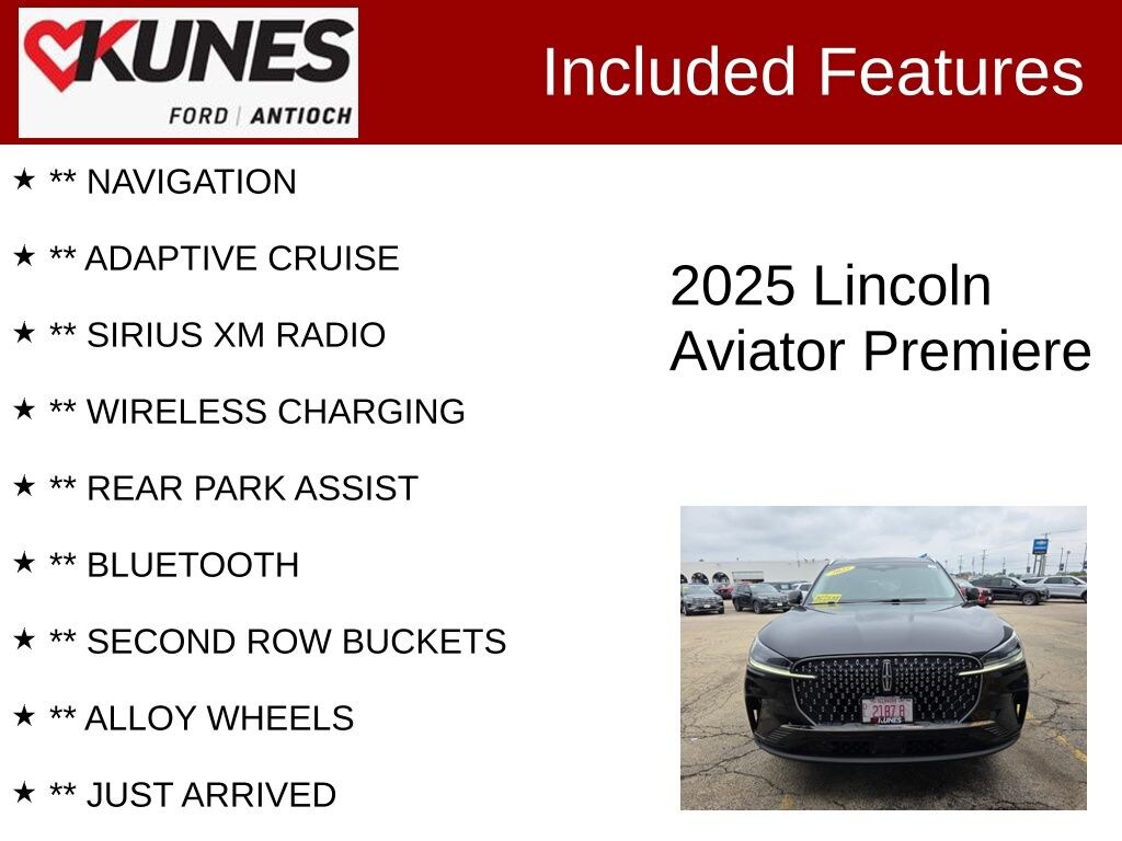 Used 2025 Lincoln Aviator Premiere SUV
