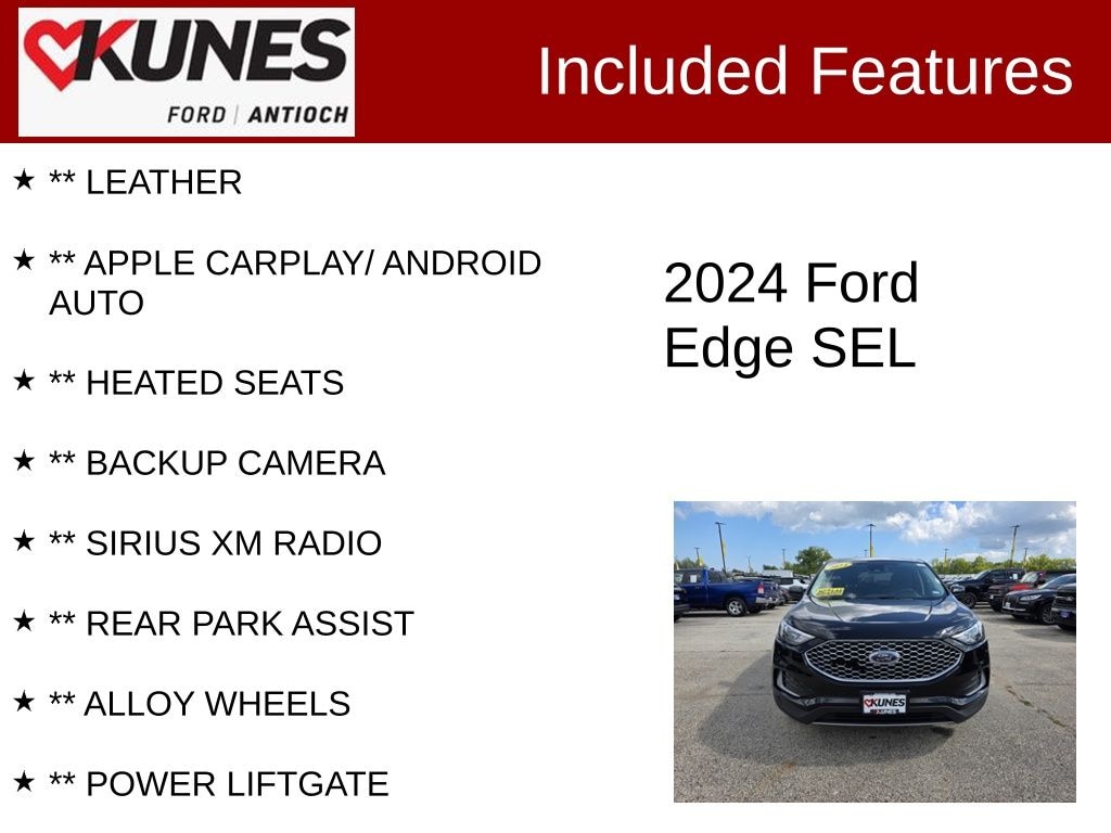 Certified 2024 Ford Edge SUV