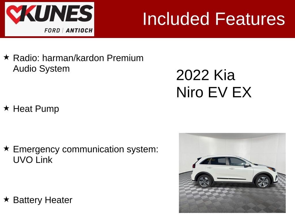 Used 2022 Kia Niro EV EX SUV