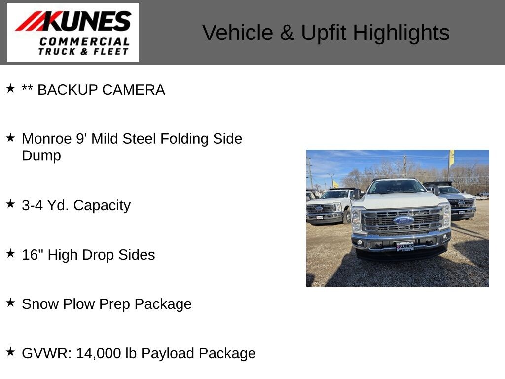 New 2025 Ford F-350 Chassis XL Dump Truck Truck Super Cab