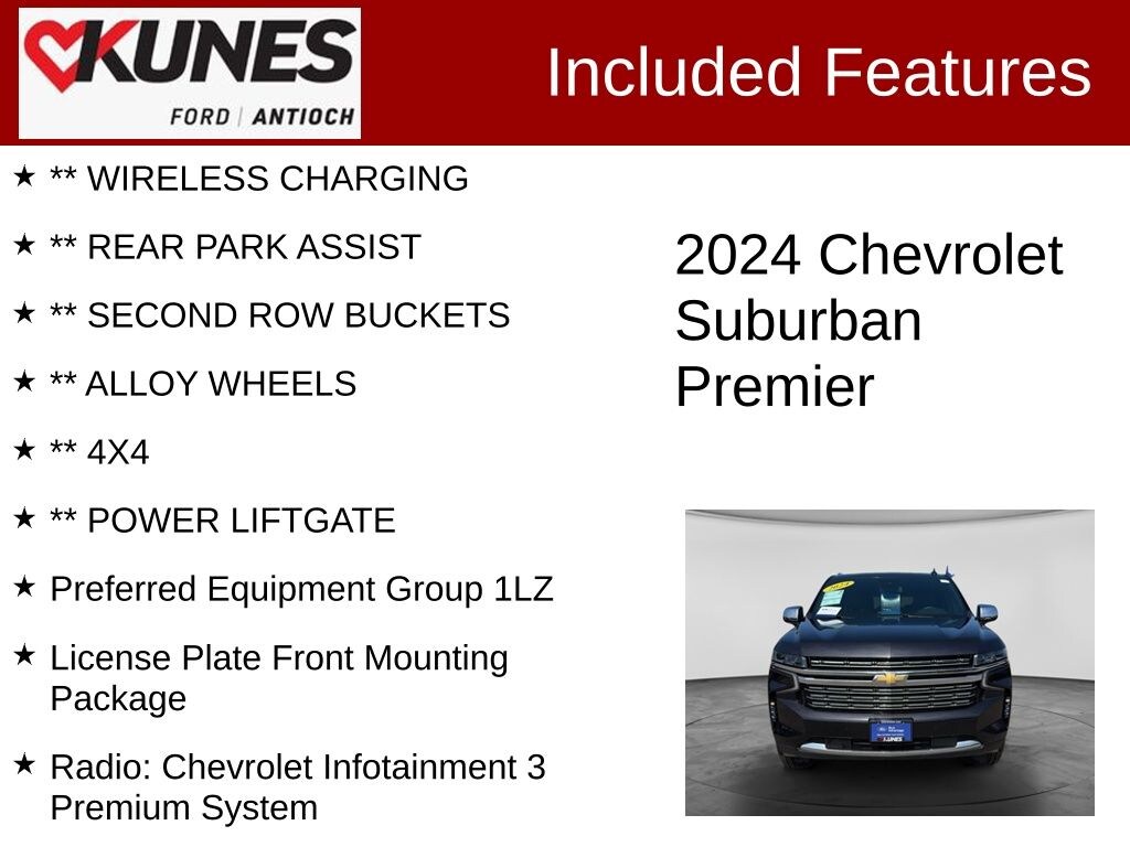 Certified 2024 Chevrolet Suburban Premier SUV