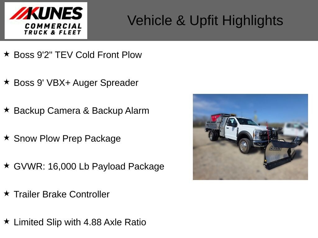 New 2026 Ford Chassis Cab XL Electric Snow Fighter TRUCK