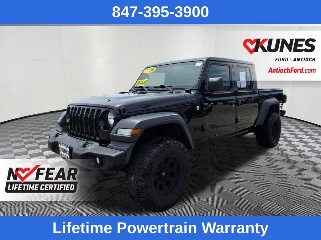 Certified 2020 Jeep Gladiator Sport Truck Crew Cab