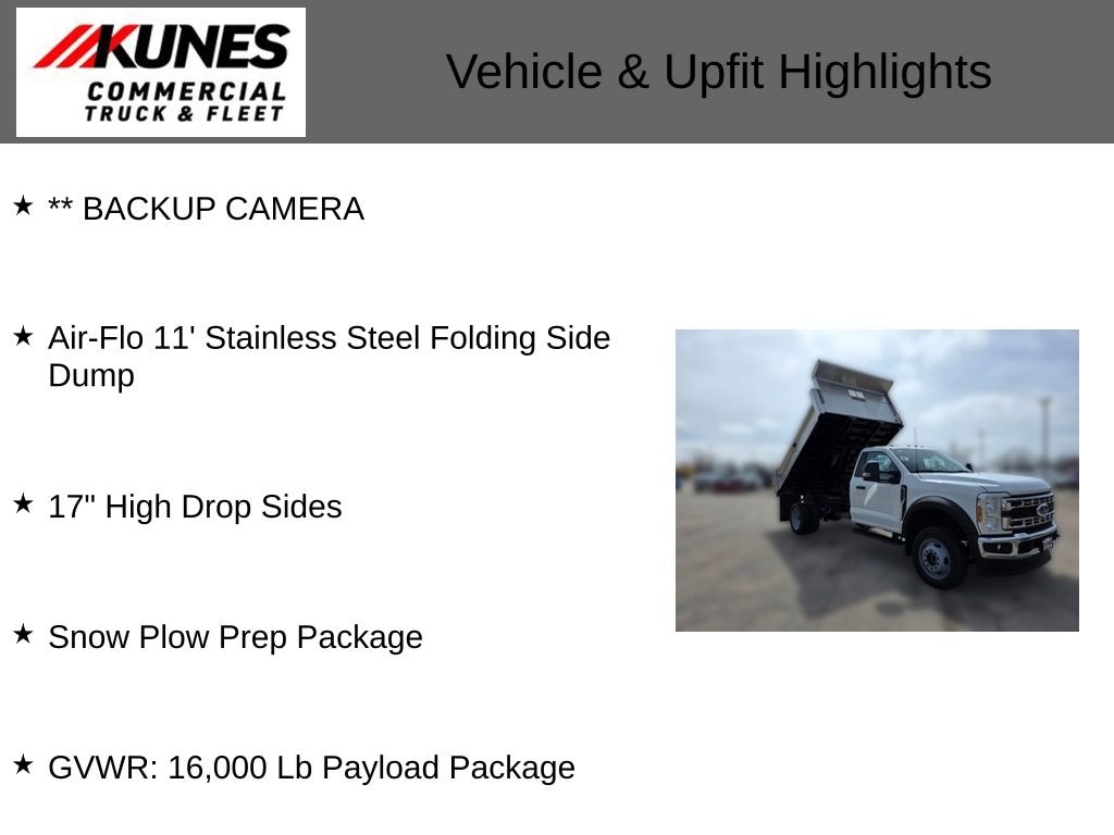 New 2026 Ford Chassis Cab XL Dump Truck TRUCK