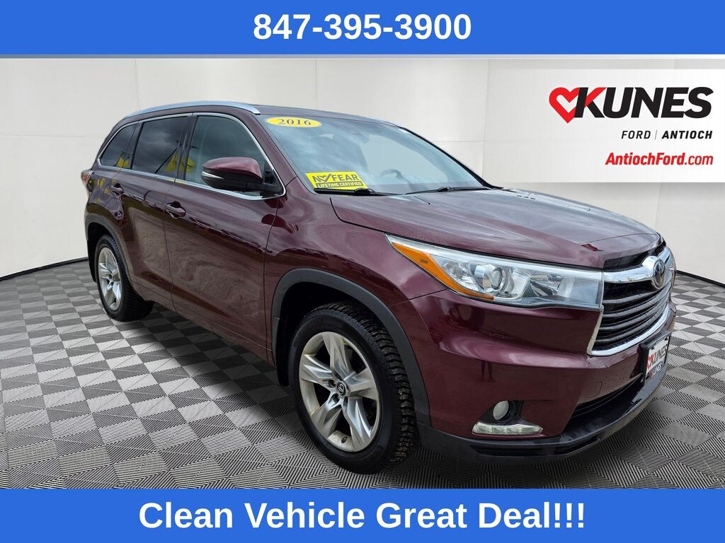 Certified 2016 Toyota Highlander Limited Platinum V6 SUV