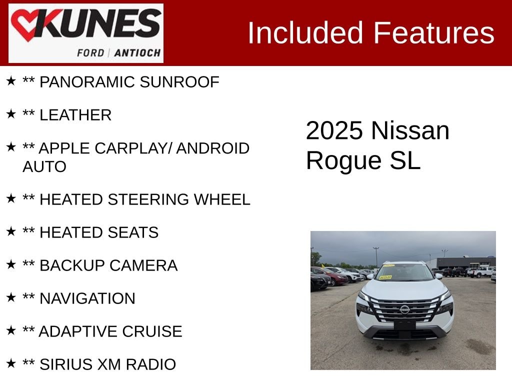 Certified 2025 Nissan Rogue SL SUV