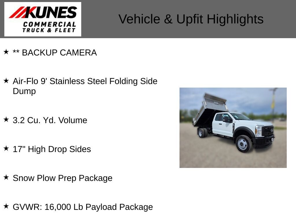 New 2026 Ford Chassis Cab XL Dump Truck TRUCK