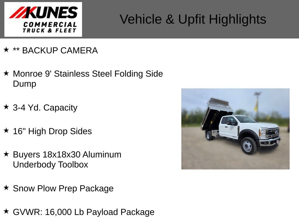 New 2026 Ford Chassis Cab XL Dump Truck TRUCK
