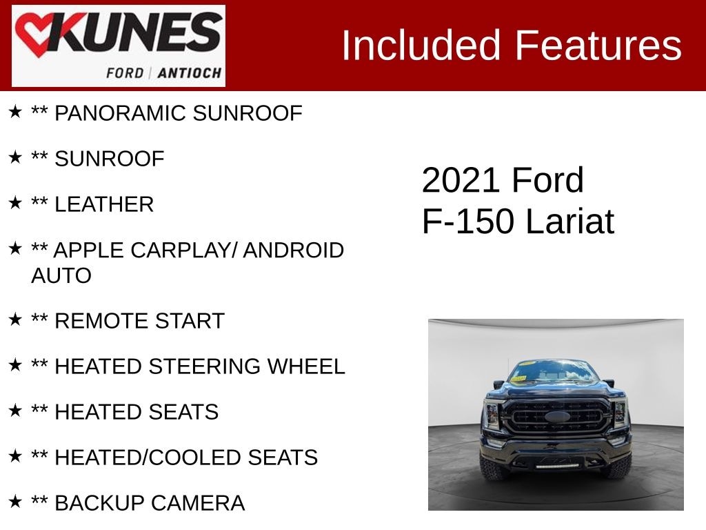 Certified 2021 Ford F-150 Truck SuperCrew Cab