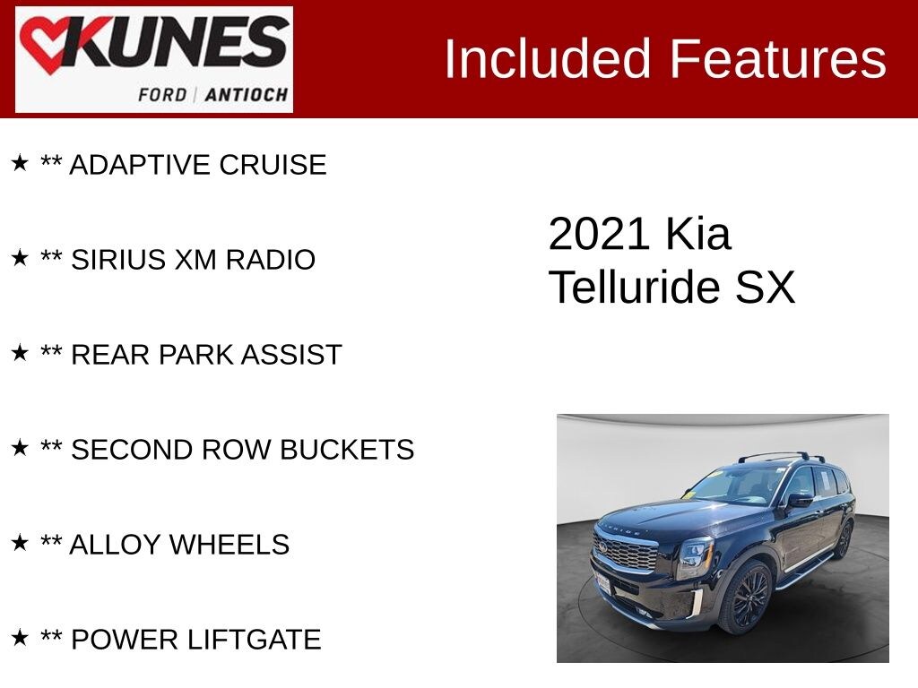 Certified 2021 Kia Telluride SX SUV