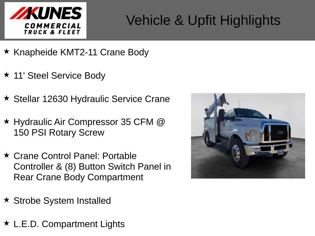 New 2026 Ford F-750 Diesel Base Crane Truck Truck SuperCab