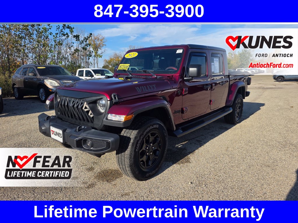 Certified 2021 Jeep Gladiator Sport Truck Crew Cab