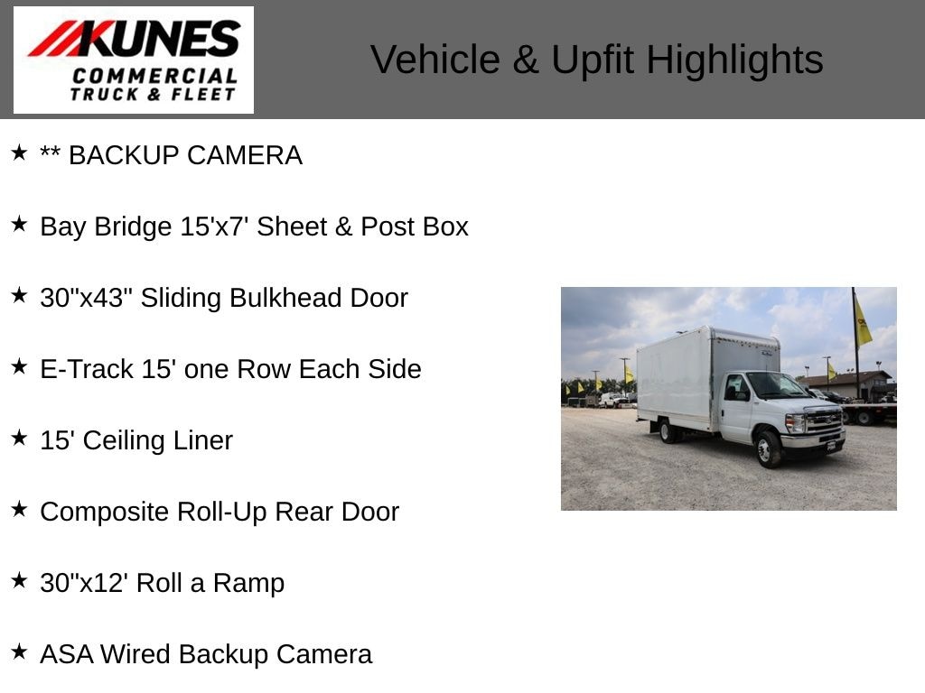 New 2026 Ford E-350 Cutaway Base Box Van Truck