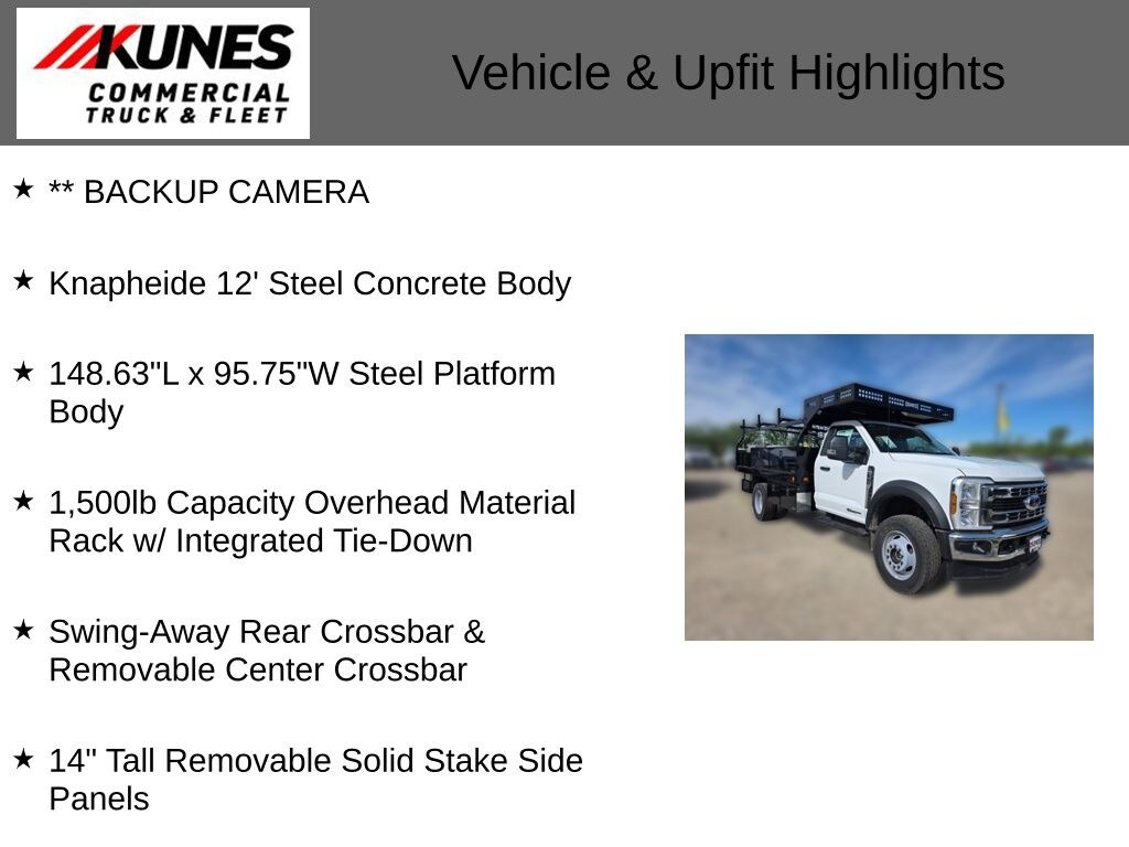 New 2026 Ford F-600 Chassis XL Concrete Body Truck Regular Cab