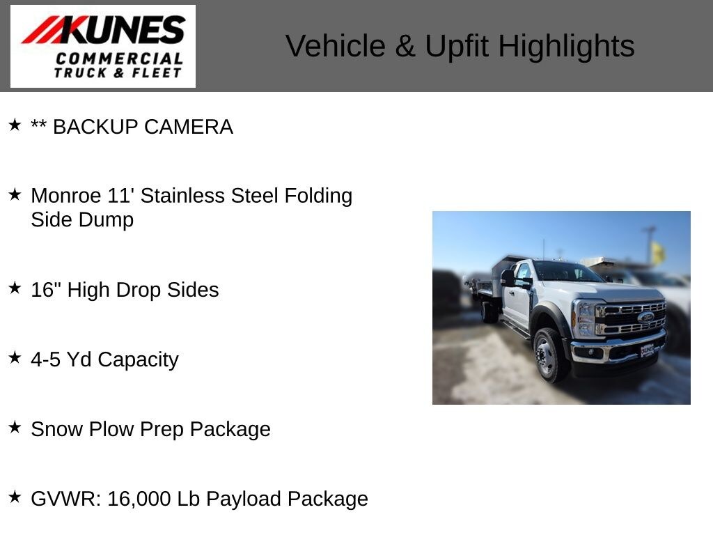 New 2026 Ford Chassis Cab XL Dump Truck TRUCK