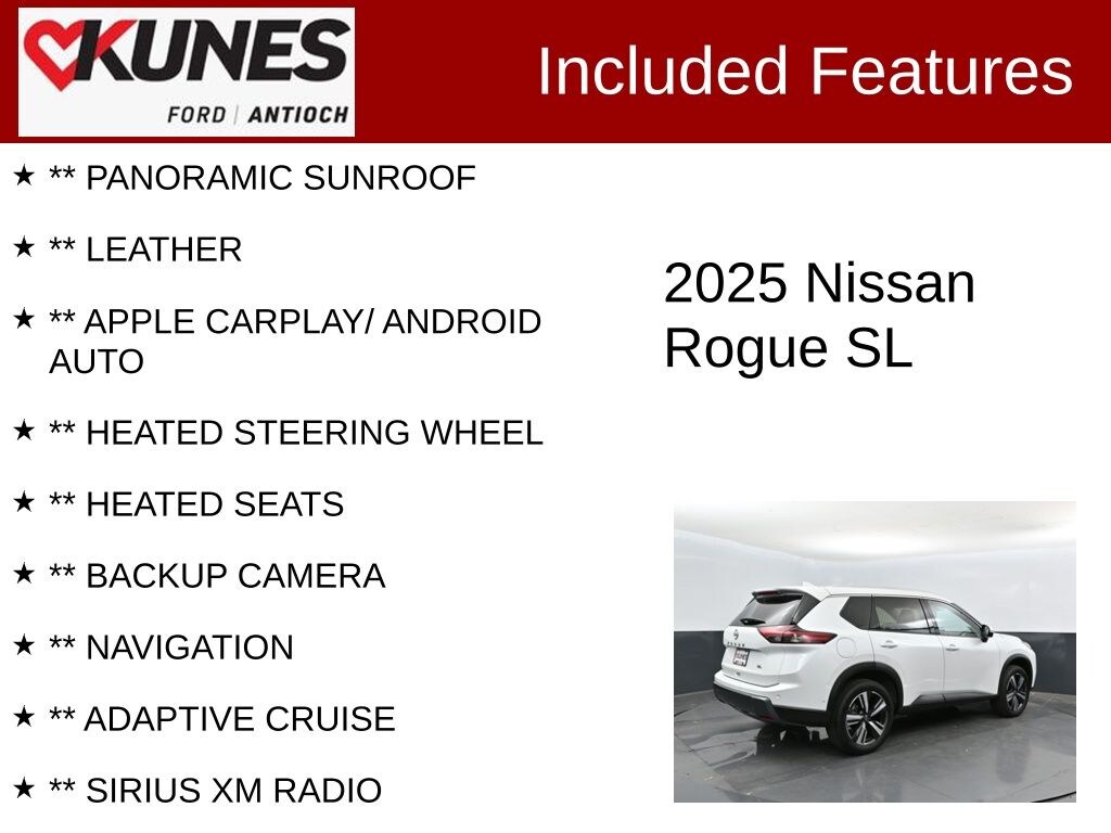 Certified 2025 Nissan Rogue SL SUV