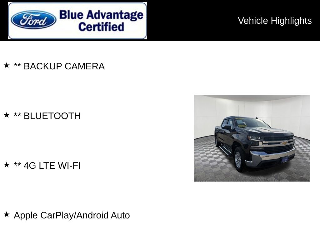Certified 2020 Chevrolet Silverado 1500 LT Truck Crew Cab