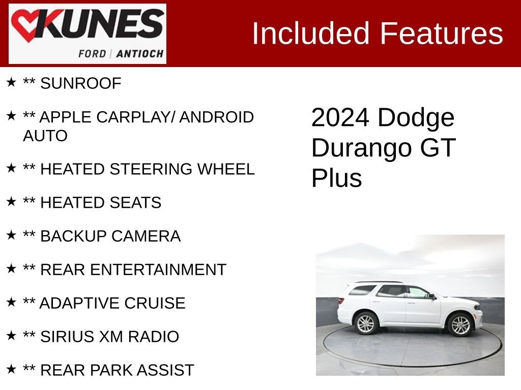 Used 2024 Dodge Durango GT SUV