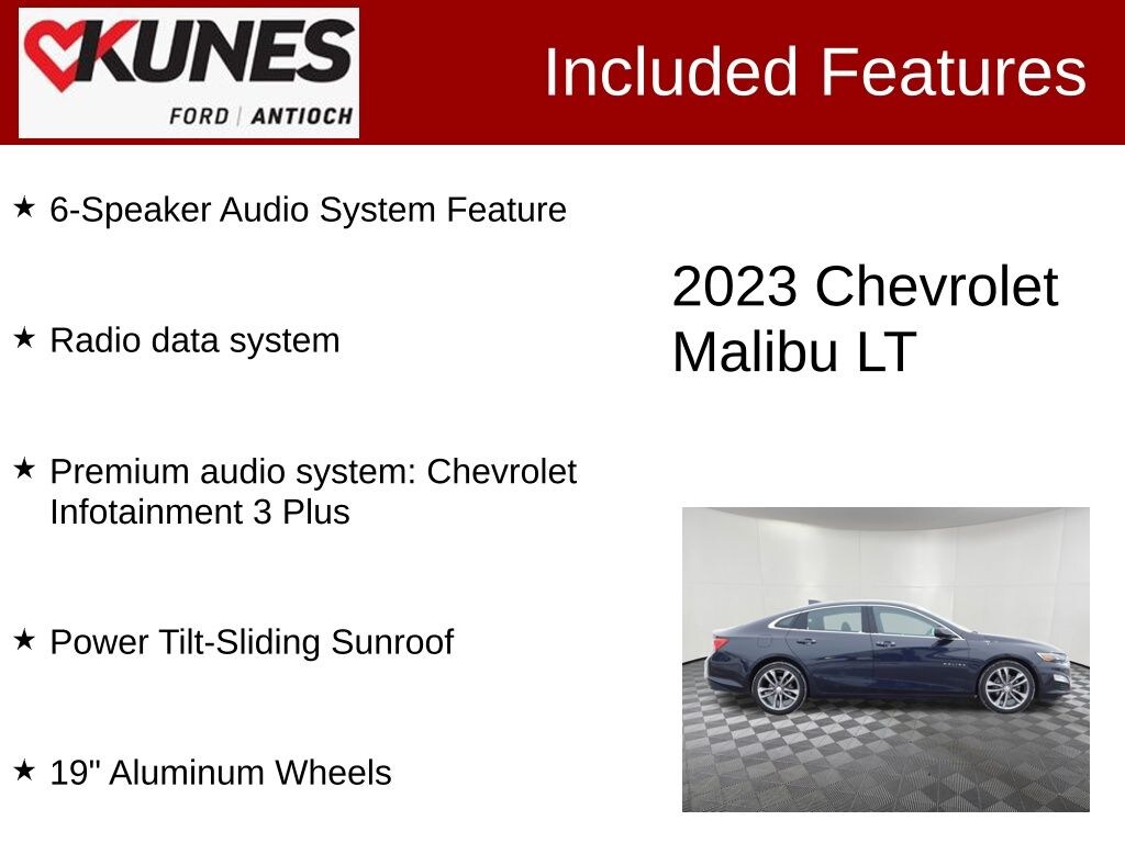 Certified 2023 Chevrolet Malibu 1LT Sedan