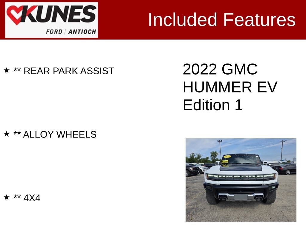Used 2022 GMC HUMMER EV Edition 1 Truck Crew Cab