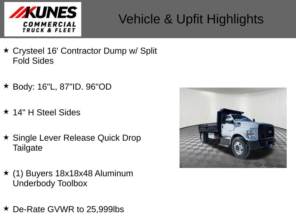 New 2026 Ford F-650 Diesel Base Truck Regular Cab
